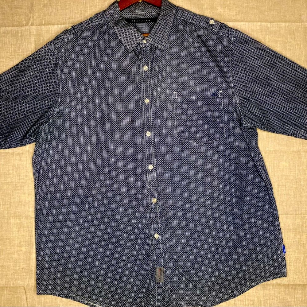 Sean John original Fit Button Down Short Sleeve shirt XXL